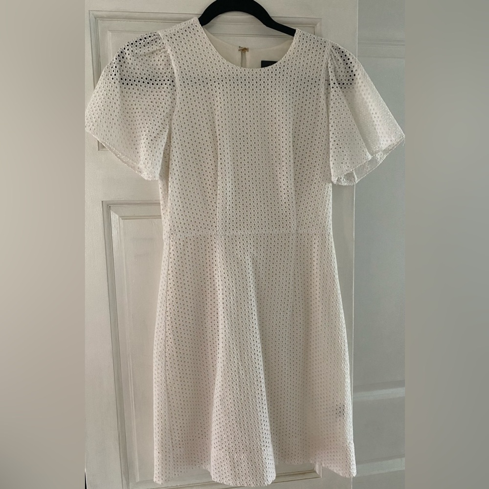 J Crew White eyelet dress